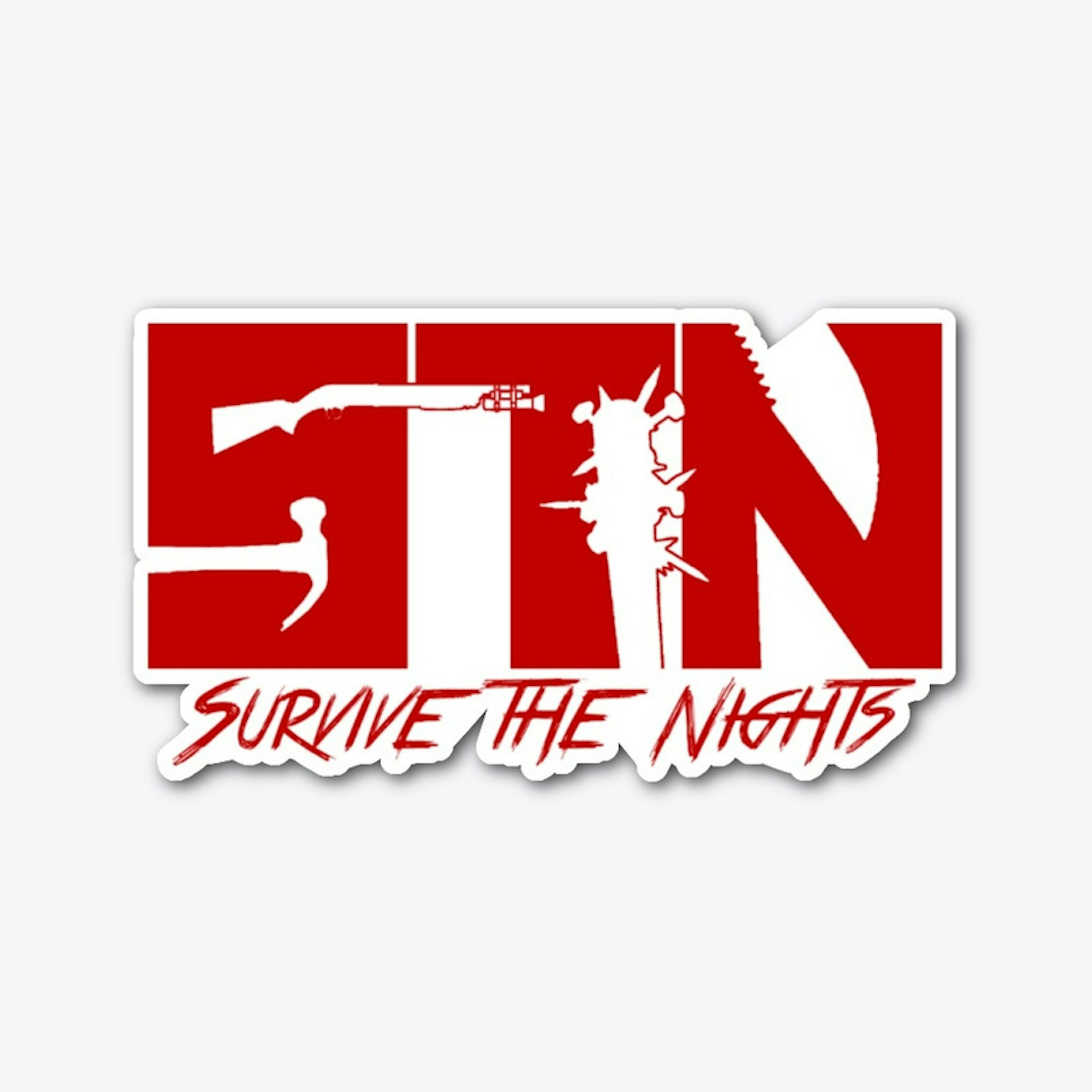 Survive the Nights Die Cut Sticker